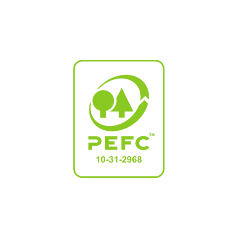 Icône de certification PEFC des produits Soyez Frères